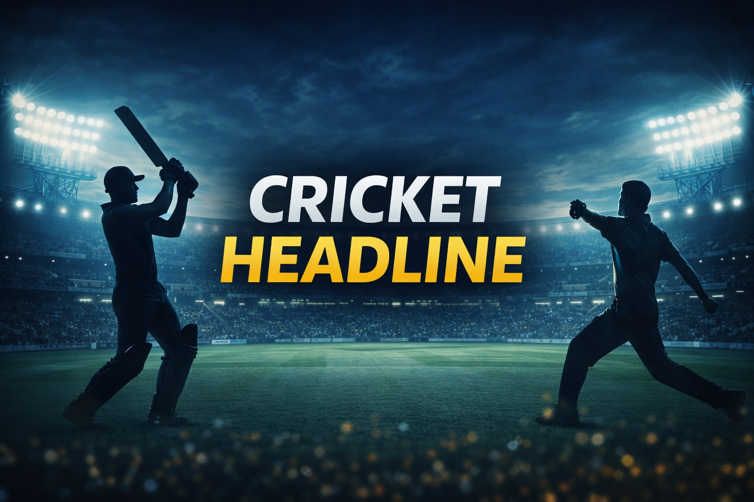 CRICKET HEADLINE
