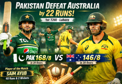 Pakistan Beat Australia by 22 Runs in Thrilling 1st T20I in Lahore