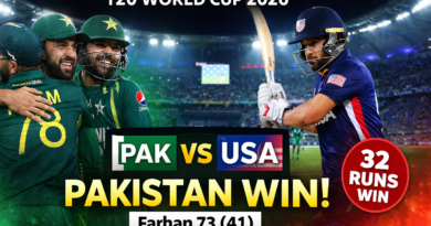 Pakistan Beat USA by 32 Runs in T20 World Cup 2026 Thriller